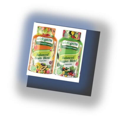 Balanced Fruits & Veggies 180 Capsules Whole Food Multivitamin (Exp 03/2026)