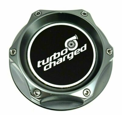 VMS RACING FITS DODGE NEON SRT4 TURBOCHARGED ALUMINUM ENGINE OIL CAP GUNMETAL