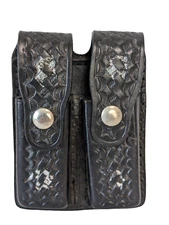Dutyman 8521 Weave Leather Magazine Holster For 9MM