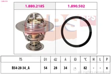 EPS 1.880.218 Thermostat, Coolant for Fiat Lancia Saab