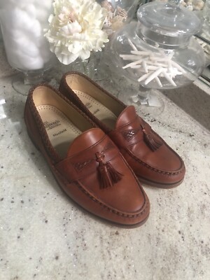 Allen Edmonds Maxfield Men\'s 11 EEE Tassel Loafers Shoes Brown Leather 47716 Allen Edmonds Shoes MAXFIELD 47716 Brown Leather Tassel  main image 2