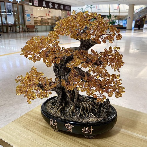 4.05LB Quartz mineral crystal wealth tree crystal bouquet shaped decoration - 第 2/13 張圖片