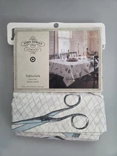 John Derian Company linen tablecloth 60” x 84”