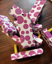 VTG Purple Tin Toy Metal Party Noise Makers New Years Eve USA Lot of 9