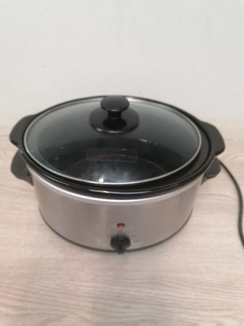 Genuine Tesco SC356 3.5L Stainless Steel Slow Cooker - Family Size
