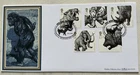 GB QEII 2006 Ice Age Animals Benham Silk FDC Woolley Rhino Alrewas SHS