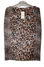 PAPAYA Leopard Animal Print Midi Pencil Skirt Stretch UK16 EU44 New Without Tags