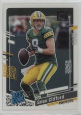 2023 Panini Clearly Donruss Rated Rookie Sean Clifford #82 0u2j