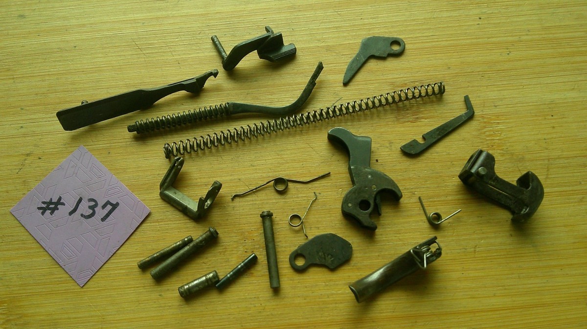 Walther P38 WWII 9mm Parts Trigger Hammer Takedown Lever Springs