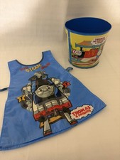 Thomas The Tank Engine Vintage 2007 Kids Apron and Thomas kids bucket