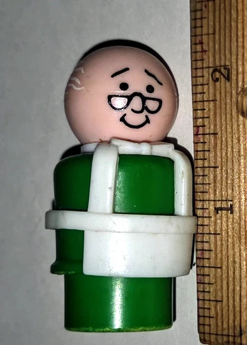 Vintage Fisher Price Little People Sesame Street Mr. Hooper Figure