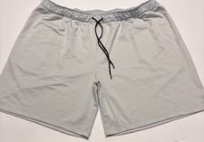 Michael Strahan Athletic Chino Jogger Shorts Men 5XL Light Gray Breathable Comfy