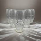 5 x Libby FOOTBALL Shaped Drinking Glasses Oval NFL Cups Mugs Beer Stein 23 Oz