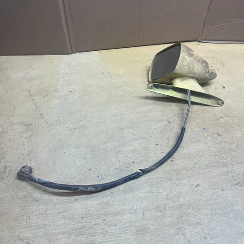 1969  Ford Mustang Sport Mirror LH C9ZB-17743-CW  Driver's Side Cracked Base ￼