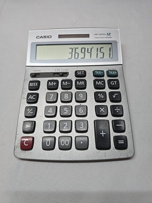 Casio DM-1200TEV Two Way Power  Large Buttons And Stand Feature