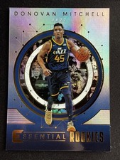 Donovan Mitchell Rookie Card RC 2017-18 Panini Essentials Essential Rookies #ER-. rookie card picture