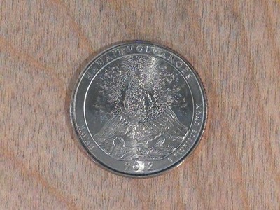 2012 D ATB Hawaii Volcanoes Quarter Uncirculated B.U. Actual Coin # 1