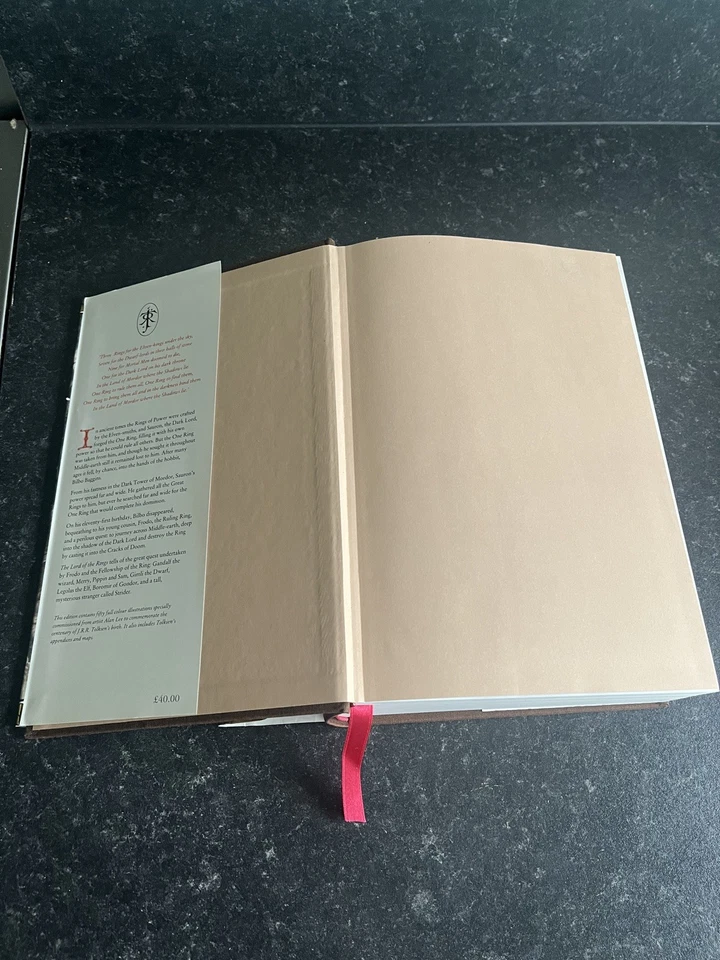 The Lord of the Rings J R R Tolkien Hardback Large 1991 Illustrated Alan Lee - Image 2 of 4