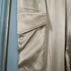 Cami NYC Womens High Rise Drawstring Silk Elsie Cargo Pants Cannoli Medium — photo 4