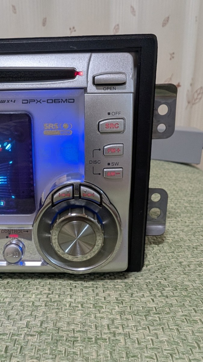 Kenwood DPX-06MD 2Din Car Audio CD MD Player Tested and confirmed