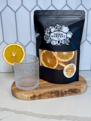Premium Dehydrated Navel Orange Slices | Garnish for Cocktails, Baking & Crafts
