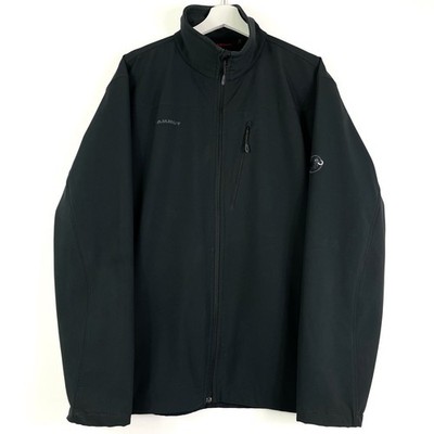 Mammut Jacke Softshelljacke Gr.XL Herren Schwarz Herrenjacke Outdoor Logo