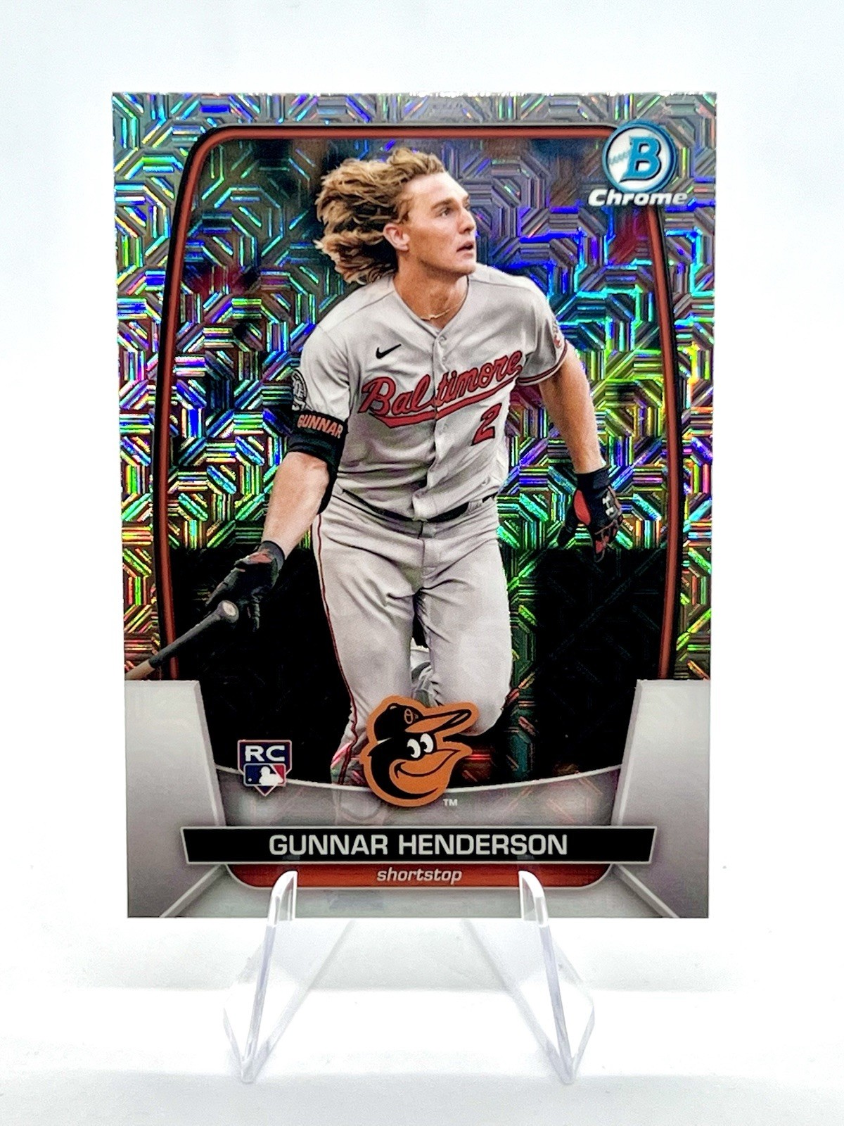 Gunnar Henderson 2023 Bowman Chrome Mojo Refractor (RC) #65 Orioles