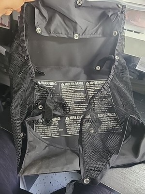 Baby Trend Sit N Stand Double Stroller Storage Basket Bag Black 