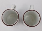 Set of 2 Hand-Painted Folk Art Espresso Cups – Small Ceramic, Floral Design — photo 5