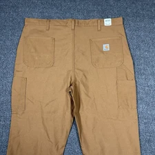 Carhartt Carpenter Dungaree Fit Lightweight Work Pants Men’s 42x30 Brown New