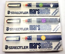 New STAEDTLER Mars matic Technical Pens 707 Duranite Profilm – Unused German
