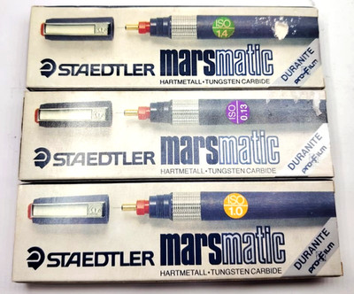 New STAEDTLER Mars matic Technical Pens 707 Duranite Profilm   Unused German