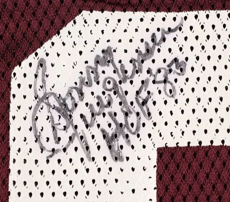 Camiseta deportiva firmada por Sonny Jurgensen de los Washington Redskins Reebok réplica patio 83 JSA Foto 2 de 4