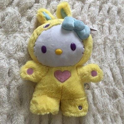 NWT Hello Kitty, Yellow Easter Bunny Side Stepper Plays Music