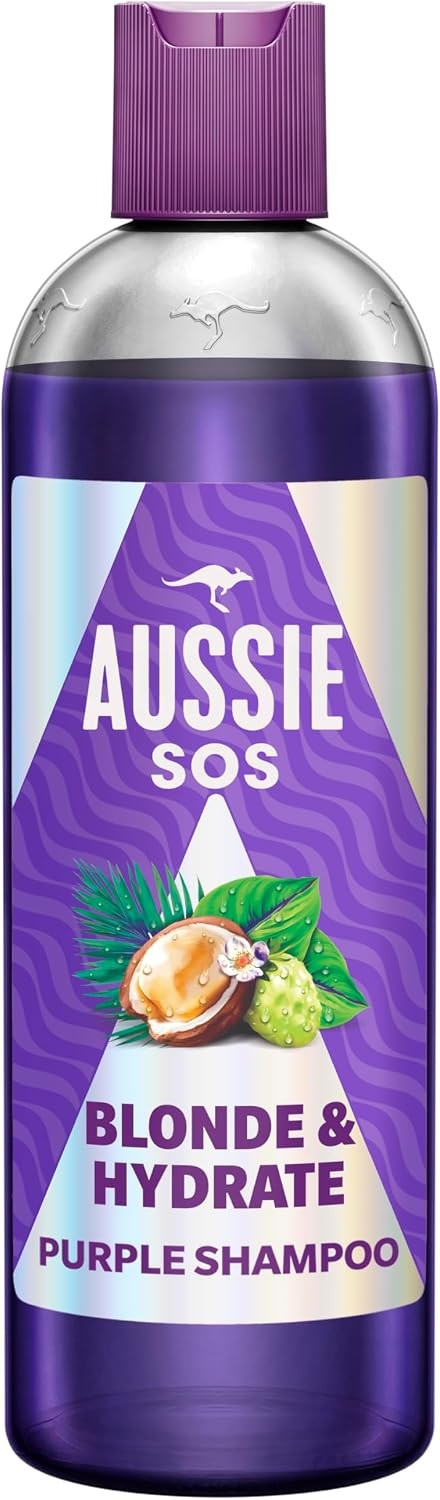 Aussie SOS Blonde & Hydrate Purple Shampoo 300ml