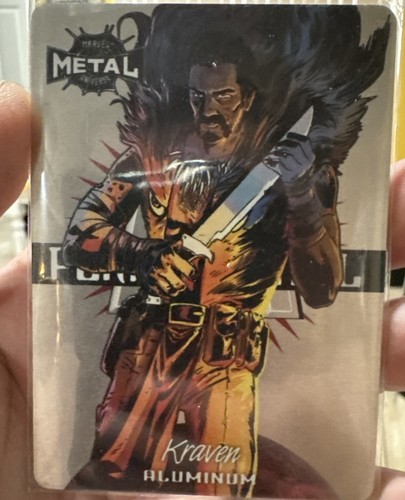 Kraven [Gold] #7 Marvel 2022 Metal Universe Spider-Man Planet Metal card