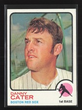 1973 Topps #317 Danny Cater Boston Red Sox EX