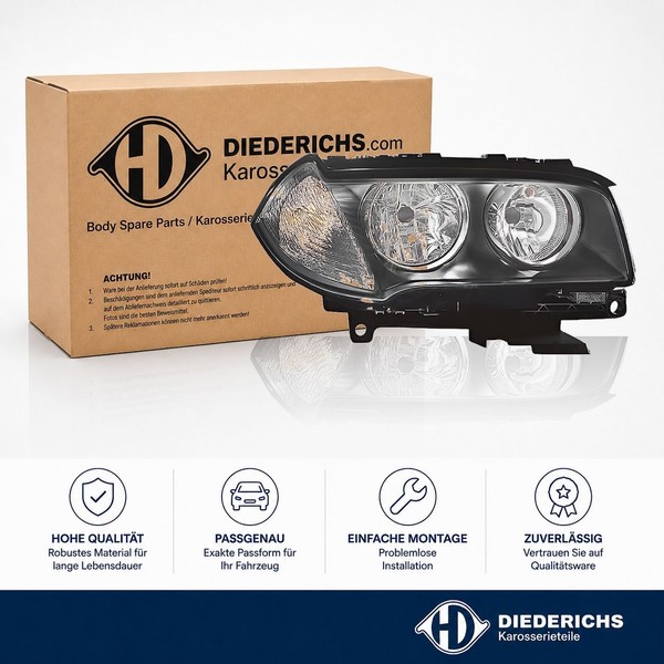 Hauptscheinwerfer Links Diederichs 1275183 FÜR BMW Frontscheinwerfer Frontlicht-image