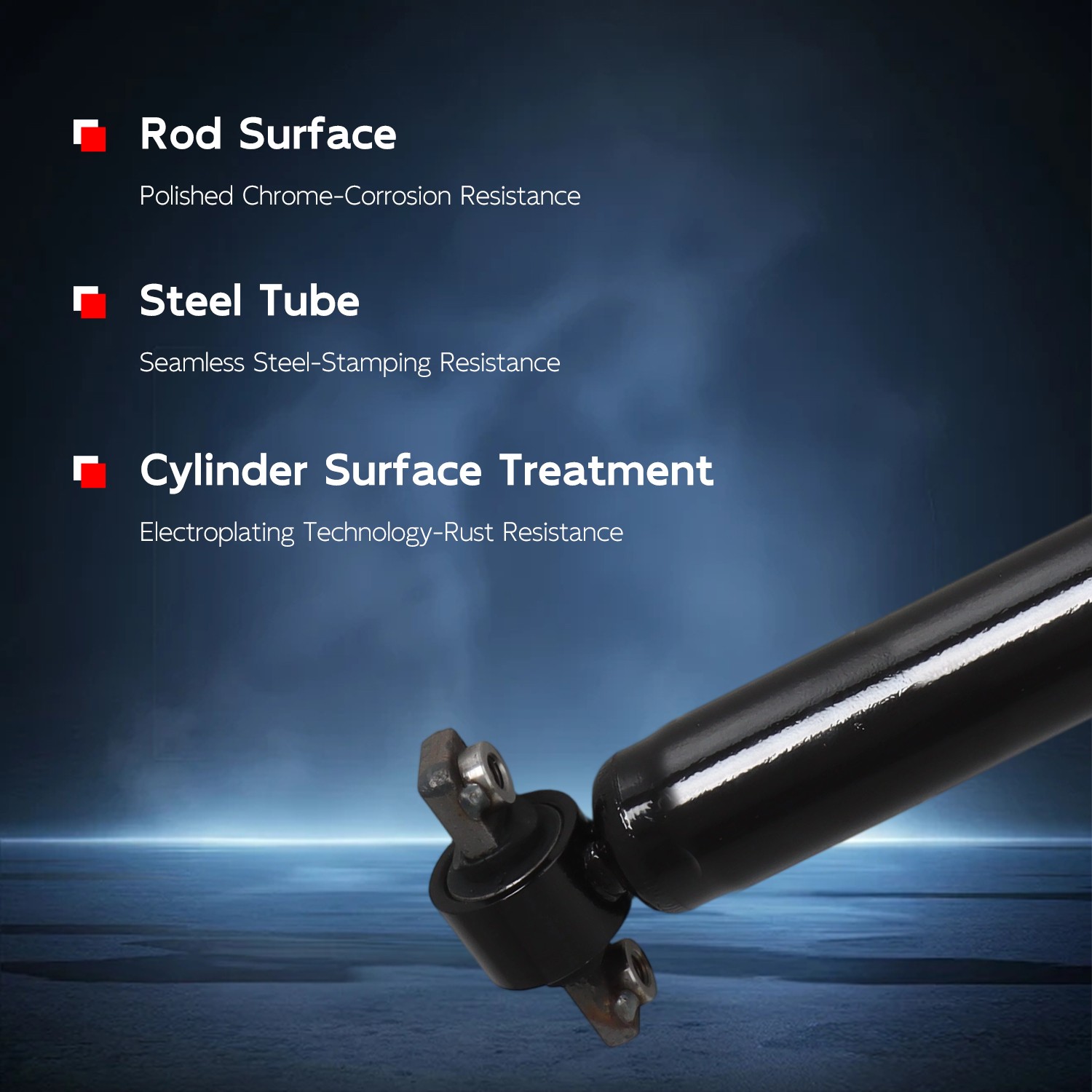 Pair of 2 Rear Complete Shock Absorber Kit for 2015-2021 Ford Edge