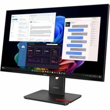 Lenovo ThinkVision T27UD-40 27  Class 4K UHD LED Monitor - 16:9 - Eclipse Black