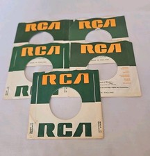 UK 45 RPM 7" RECORD SLEEVES CO. SLEEVE 5 PACK SEE PHOTO RCA Records SLV400