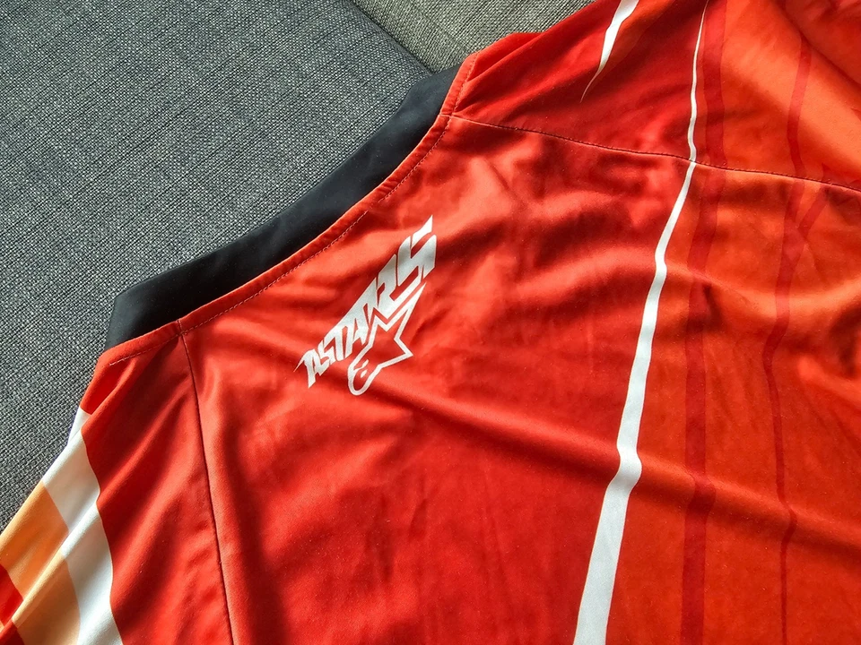 Alpinestars Descenso Motocross Vista Jersey Manga Corta Montar Camisa Talla M Foto 4 de 4