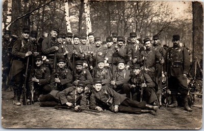 78 MAISONS LAFFITTE - PHOTO CARD - soldiers at the camp, March 1914