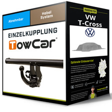 Abnehmbare Anhängerkupplung für VW T-Cross 08.2023-jetzt Typ C11/D31 TowCar AHK