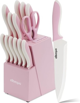 HENCKELS Statement Premium Quality 15-Piece Set with Block Natural Razor-Sharp