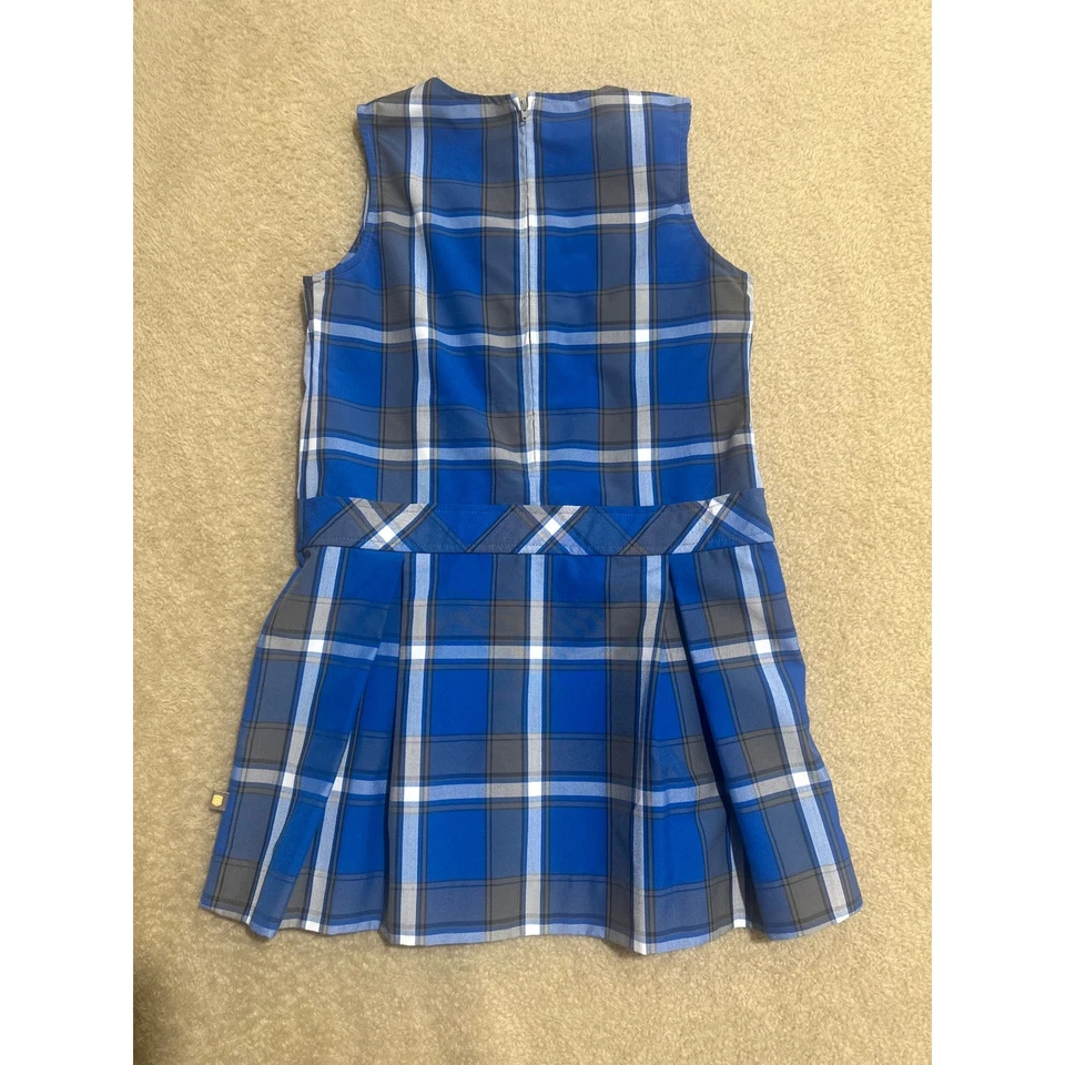 Vestido Jersey Dennis Uniforme Escolar Niñas Plisado a Cuadros - Talla 10 Foto 4 de 4