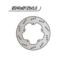 FRONT BRAKE DISC PIAGGIO X EVO 400 2009 659638 #366
