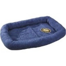 Slumber Pet ZW260 36 90 Sherpa Crate Bed 35.75 x 22.75 In Slate Blue