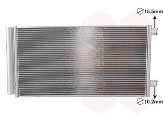 Kondensator, Klimaanlage 17015702 VAN Wezel FüR Fiat Jeep-image