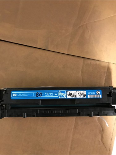 Used HP Genuine OEM Cyan Toner CE321A HP1525 cm1415 80%